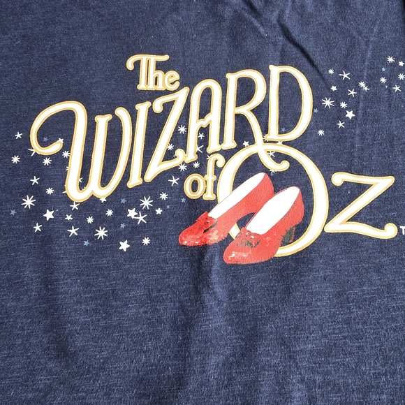 Navy Blue Wizard of Oz Graphic Crop Top - Picture 6 of 6